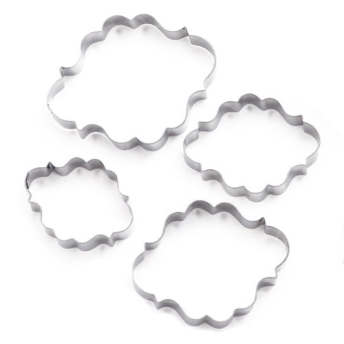 Набор металлических вырубок "Рамка для фото" 4 шт 4488235
