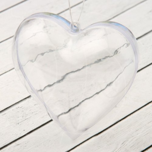 Форма пластиковая "Две половинки сердца" 1678174