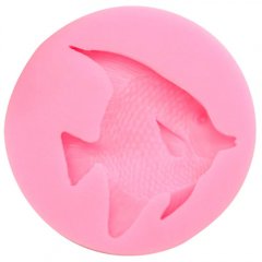 Молд силиконовый "Тропическая рыбка" 7,7х7,7х1,2 см 4288382