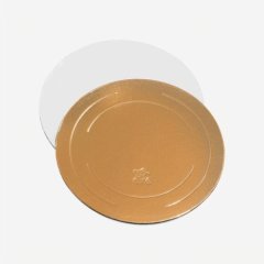 Подложка под торт Золото/Белая 3,2 мм 32 см ForG BASE 3,2 G/P D 320 S