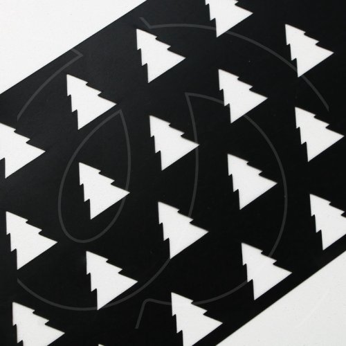 Трафарет кулинарный "Ёлочки" 32х10 см 10477578