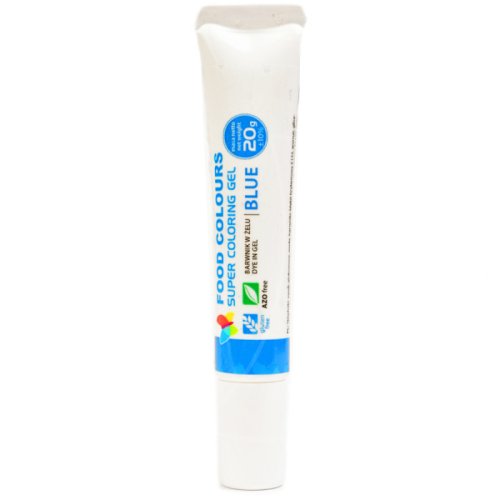 Краситель пищевой гелевый водорастворимый Food Colours "Голубой" 20 г WSG-T07, 25526