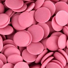 Шоколадная глазурь розовая со вкусом клубники со сливками ШОКОМИЛК 250 г 