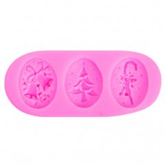Молд силиконовый "Эмблемы новогодние" 2389085