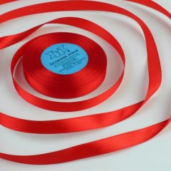 Лента для декора и упаковки Атласная 026 Красная 1,2 см 1183670