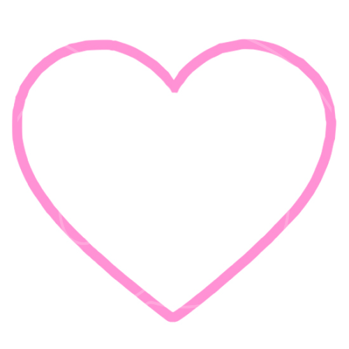 Вырубка пластиковая LUBIMOVA "Сердце 5 см" LC-00005119, 683