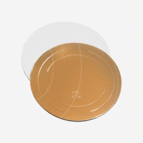 Подложка под торт Золото/Белая 3,2 мм 35 см п 3,2-350 КЗБ	